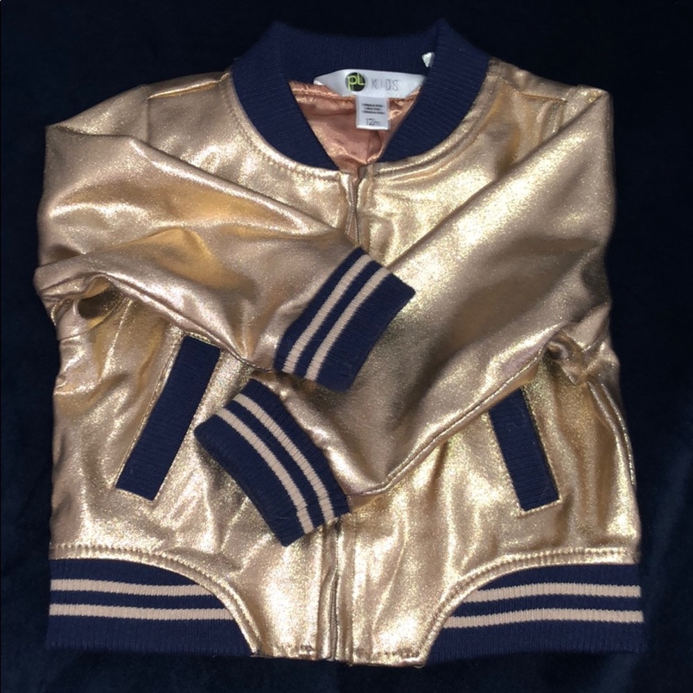 Baby girl bomber jacket